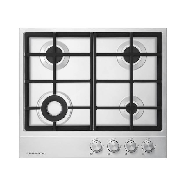 Fisher & Paykel - 24'' Cooktop, 4 Burners, LPG - Stainless Steel