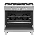 36'' Range, 5 Burners, Stainless Steel