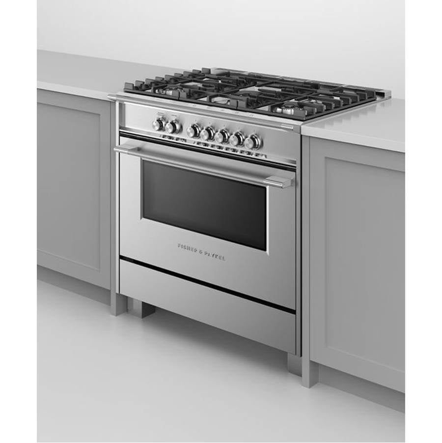 36'' Range, 5 Burners, Stainless Steel