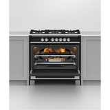 36'' Range, 5 Burners, Black