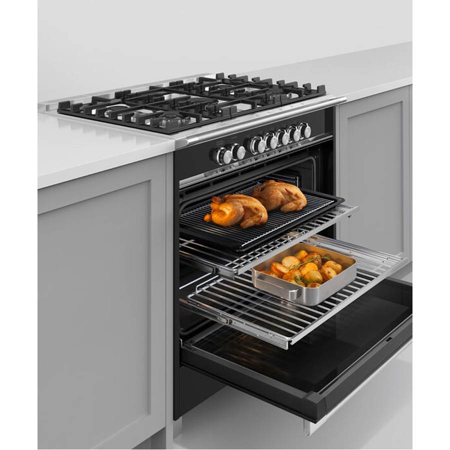36'' Range, 5 Burners, Black