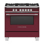 Fisher & Paykel - 36'' Range, 5 Burners, Red
