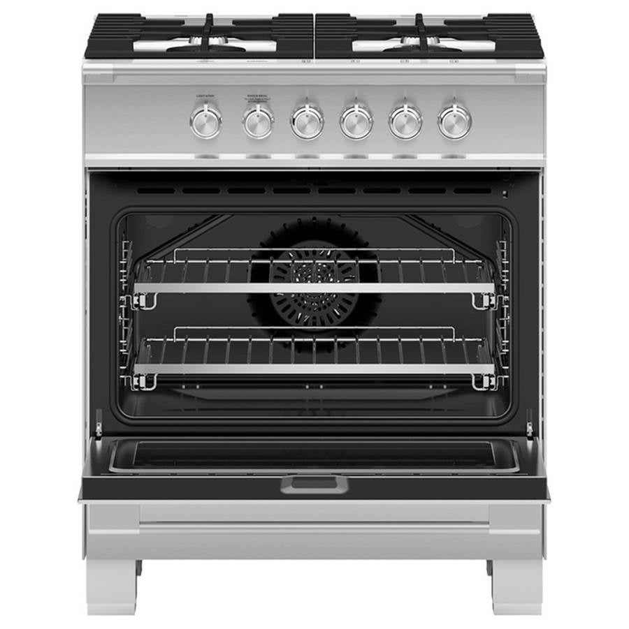 30'' Range, 4 Burners, Stainless Steel