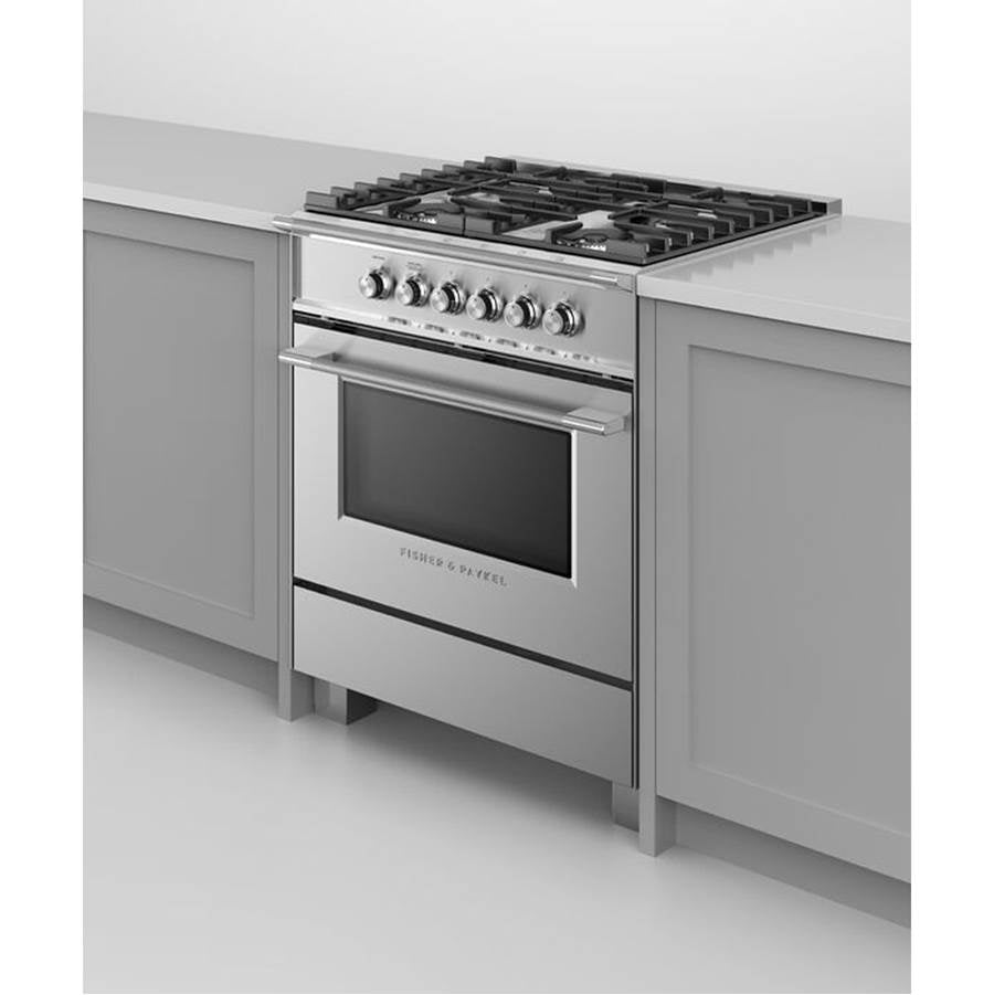 30'' Range, 4 Burners, Stainless Steel