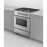 30'' Range, 4 Burners, Stainless Steel