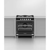 30''  Range, 4 Burners, Black