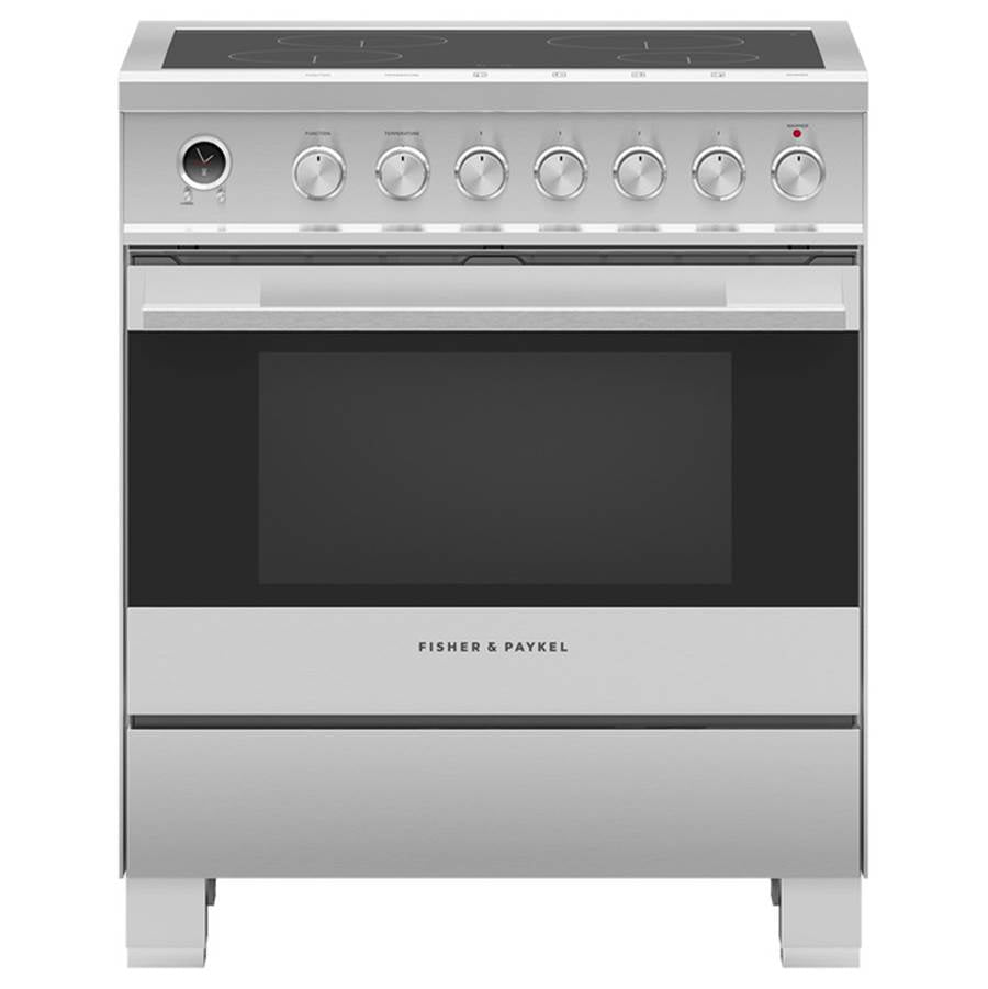 Fisher & Paykel - 30'' Range, 4 Zones, Self-cleaning - Stainless Steel