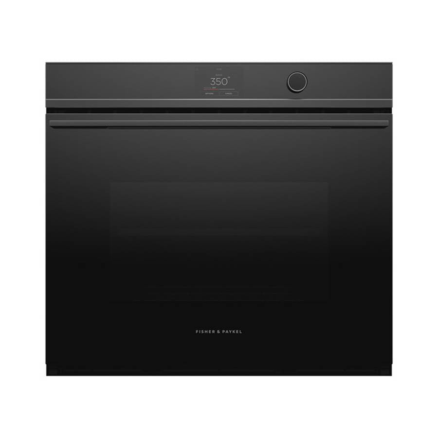 Fisher & Paykel - 30'' Oven, 17 Function, Touch Screen with Dial, Self-cleaning - Black