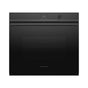 Fisher & Paykel - 30'' Oven, 17 Function, Touch Screen with Dial, Self-cleaning - Black