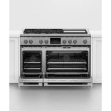 48' Range, 5 Burners with Griddle, Self-cleaning, LPG