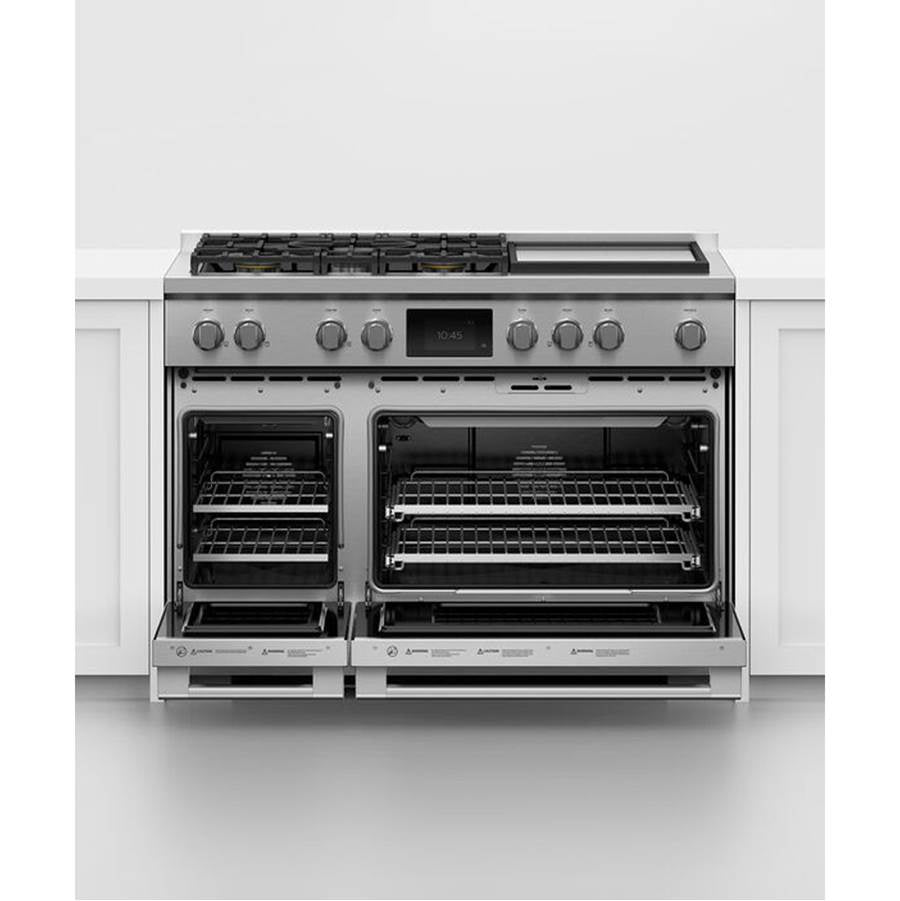 48' Range, 5 Burners with Griddle, Self-cleaning, Natural Gas