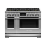 Fisher & Paykel - 48' Range, 8 Burners, Self-cleaning, Natural Gas - Stainless Steel