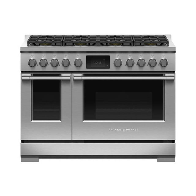 Fisher & Paykel - 48' Range, 8 Burners, Self-cleaning, LPG - Stainless Steel