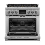 36' Range, 6 Burners, Self-cleaning, LPG