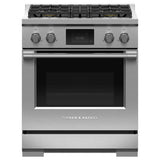 Fisher & Paykel - 30' Range, 4 Burners, Self-cleaning, Natural Gas - Stainless Steel