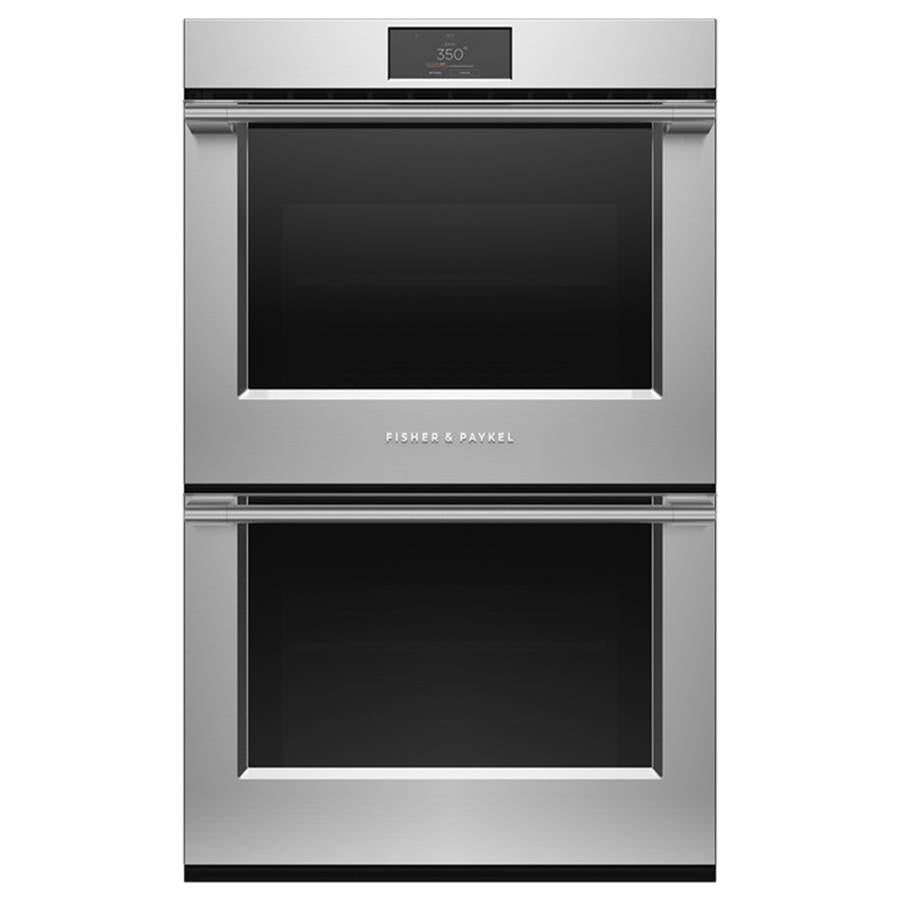 Fisher & Paykel - 30'' Double Oven, 17 Function, Touch Screen, Self-Cleaning - Stainless Steel