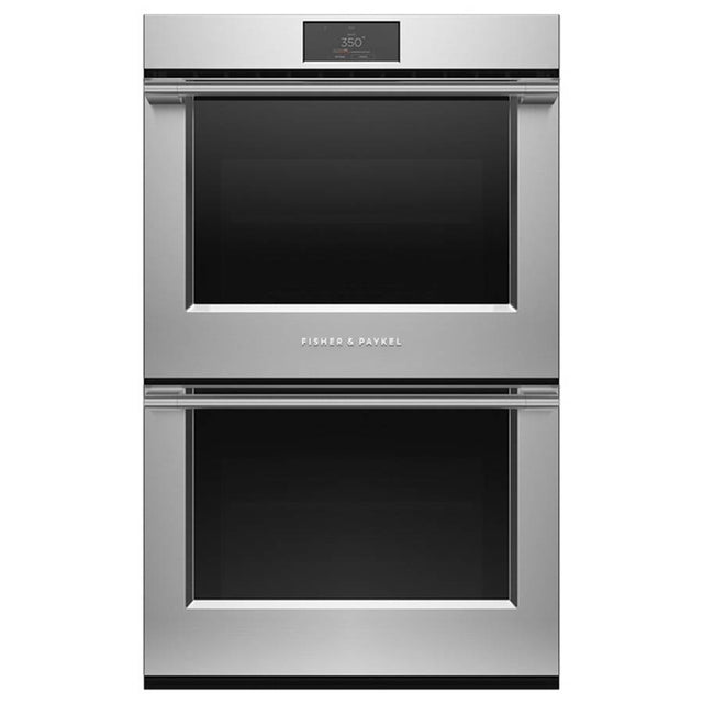 Fisher & Paykel - 30'' Double Oven, 17 Function, Touch Screen, Self-Cleaning - Stainless Steel