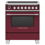 Fisher & Paykel - 30'' Range, 4 Zones, Self-cleaning, Red - Red