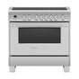 Fisher & Paykel - 36'' Range, 5 Zones with SmartZone, Self-cleaning, Stainless Steel - Stainless Steel