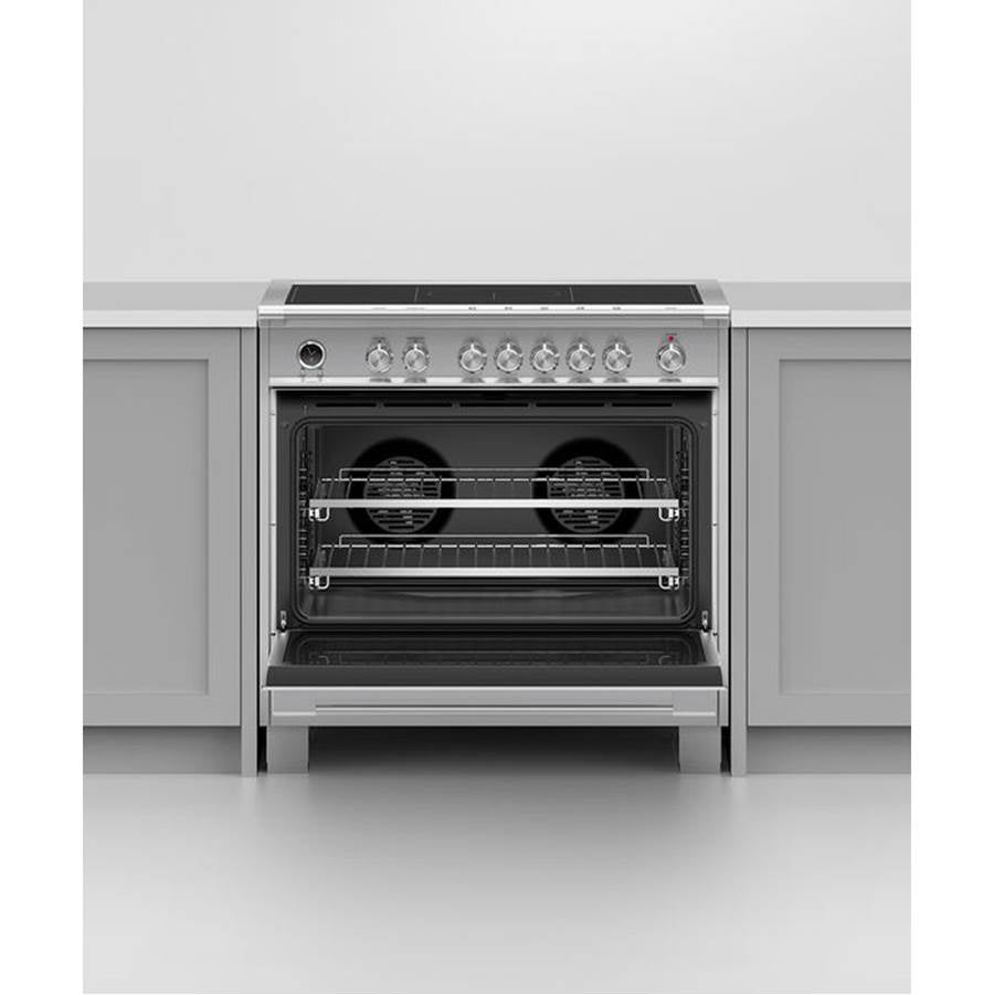 36'' Range, 5 Zones with SmartZone, Self-cleaning, Stainless Steel