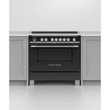 36'' Range, 5 Zones with SmartZone, Self-cleaning, Black