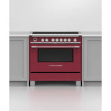 36'' Range, 5 Zones with SmartZone, Self-cleaning, Red