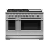 Fisher & Paykel - 48'' Range, 5 Burners with Griddle, Natural Gas