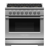 Fisher & Paykel - 36'' Range, 6 Burners, Natural Gas