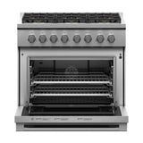 36'' Range, 6 Burners, Natural Gas