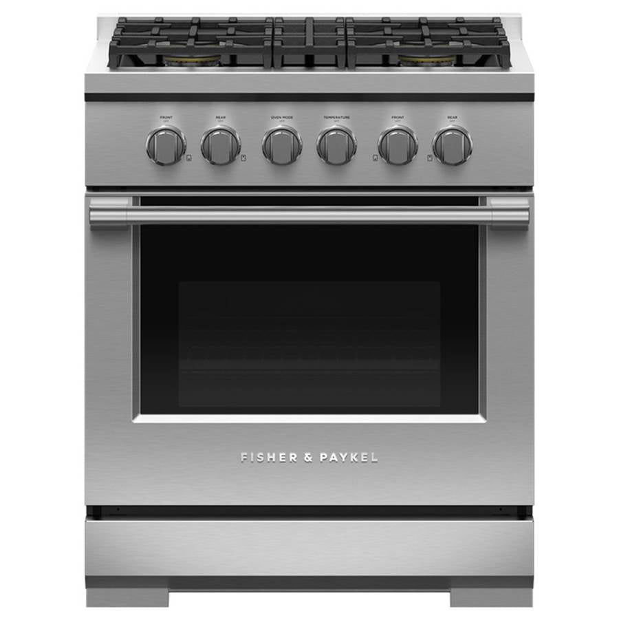 Fisher & Paykel - 30'' Range, 4 Burners, LPG