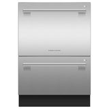 Fisher & Paykel - Stainless Steel, Tall, 8 Wash Cycles, 14 Place Settings, Stainless Steel Interior, Professional Round Flush Handle