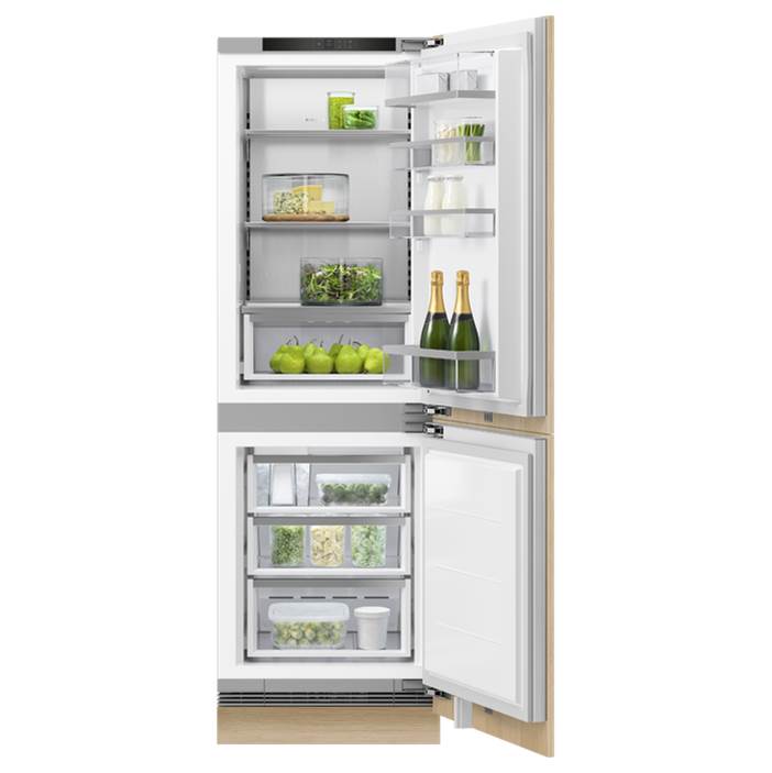 24'' Bottom Mount Refrigerator Freezer, 74'' H, 10.6 cu ft, Panel Ready, Ice & Internal Water, Right Hinge (Reversible)