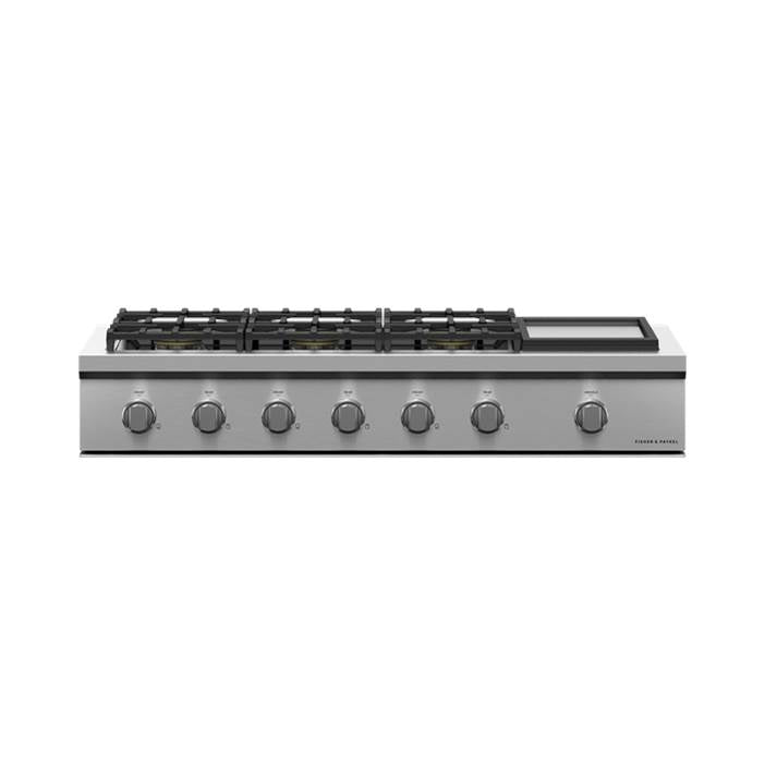 48'' Rangetop, 6 Burners with Griddle, LPG