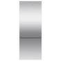 Fisher & Paykel - 25'' Bottom Mount Refrigerator Freezer, Stainless Steel, 13.5 cu ft, Non Ice & Water, Counter Depth, Left Hinge, Recessed Handle