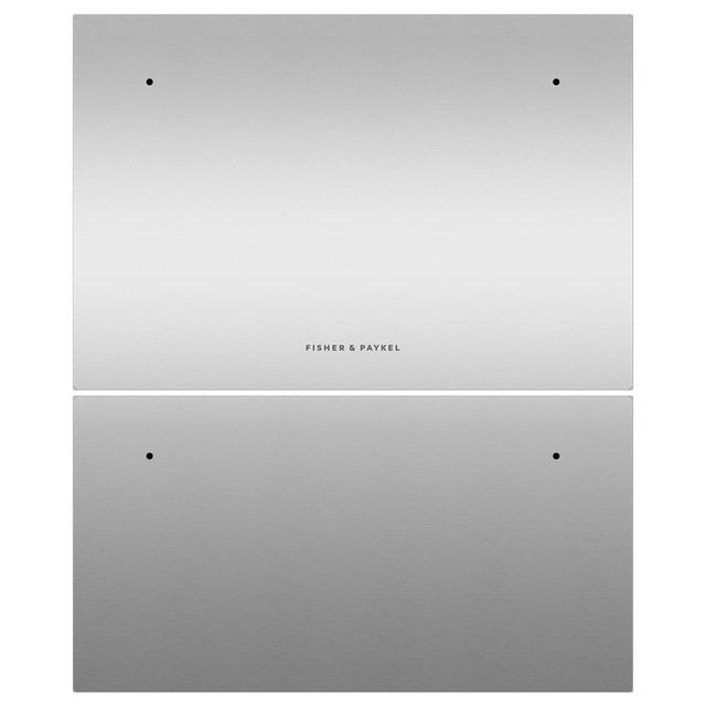Fisher & Paykel - Stainless Steel Accessory Door for Double, Panel Ready, No Handles Included - Stainless Steel