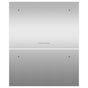Fisher & Paykel - Stainless Steel Accessory Door for Double, Panel Ready, No Handles Included - Stainless Steel