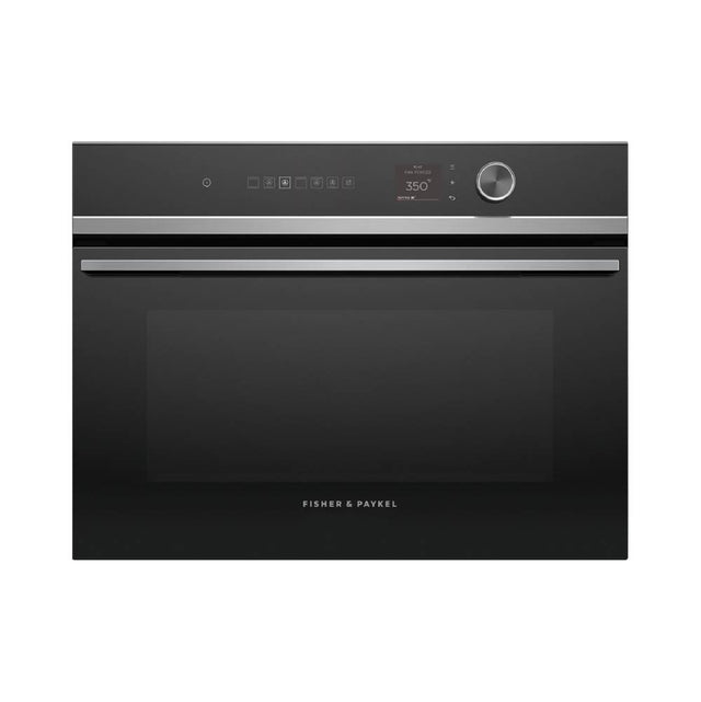 Fisher & Paykel - 24'' Combination Steam Oven, 18 Function, Dial - Compact - New Contemporary Style