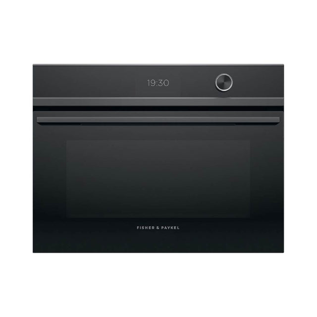 Fisher & Paykel - 24'' Combination Steam Oven, 23 Function, Touch Screen with Dial - Compact