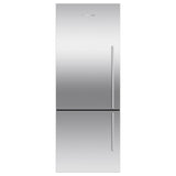 Fisher & Paykel - 25'' Bottom Mount Refrigerator Freezer, Stainless Steel, 13.5 cu ft, Ice Only, Counter Depth, Left Hinge, Contemporary Square Handle