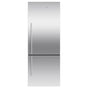 Fisher & Paykel - 25'' Bottom Mount Refrigerator Freezer, Stainless Steel, 13.5 cu ft, Ice Only, Counter Depth, Right Hinge, Contemporary Square Handle