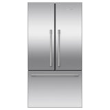 Fisher & Paykel - 36'' French Door Refrigerator Freezer, Stainless Steel, 20.1 cu ft, Ice Only, Counter Depth, Pro Round Flush Handle