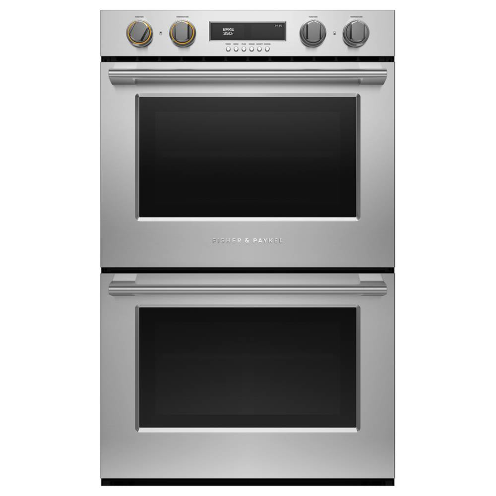 Fisher & Paykel - 30'' Double Oven, 10 Function, Dial, Self-Cleaning - New Pro Styling