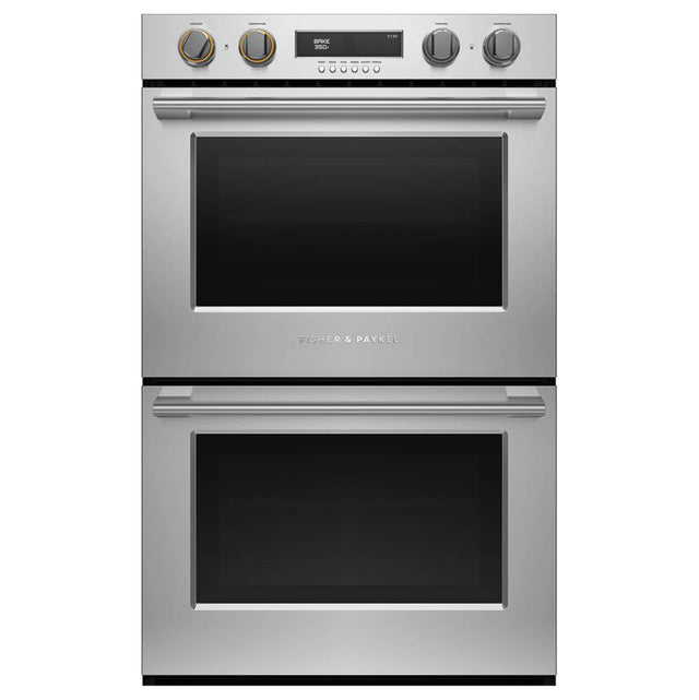 Fisher & Paykel - 30'' Double Oven, 10 Function, Dial, Self-Cleaning - New Pro Styling