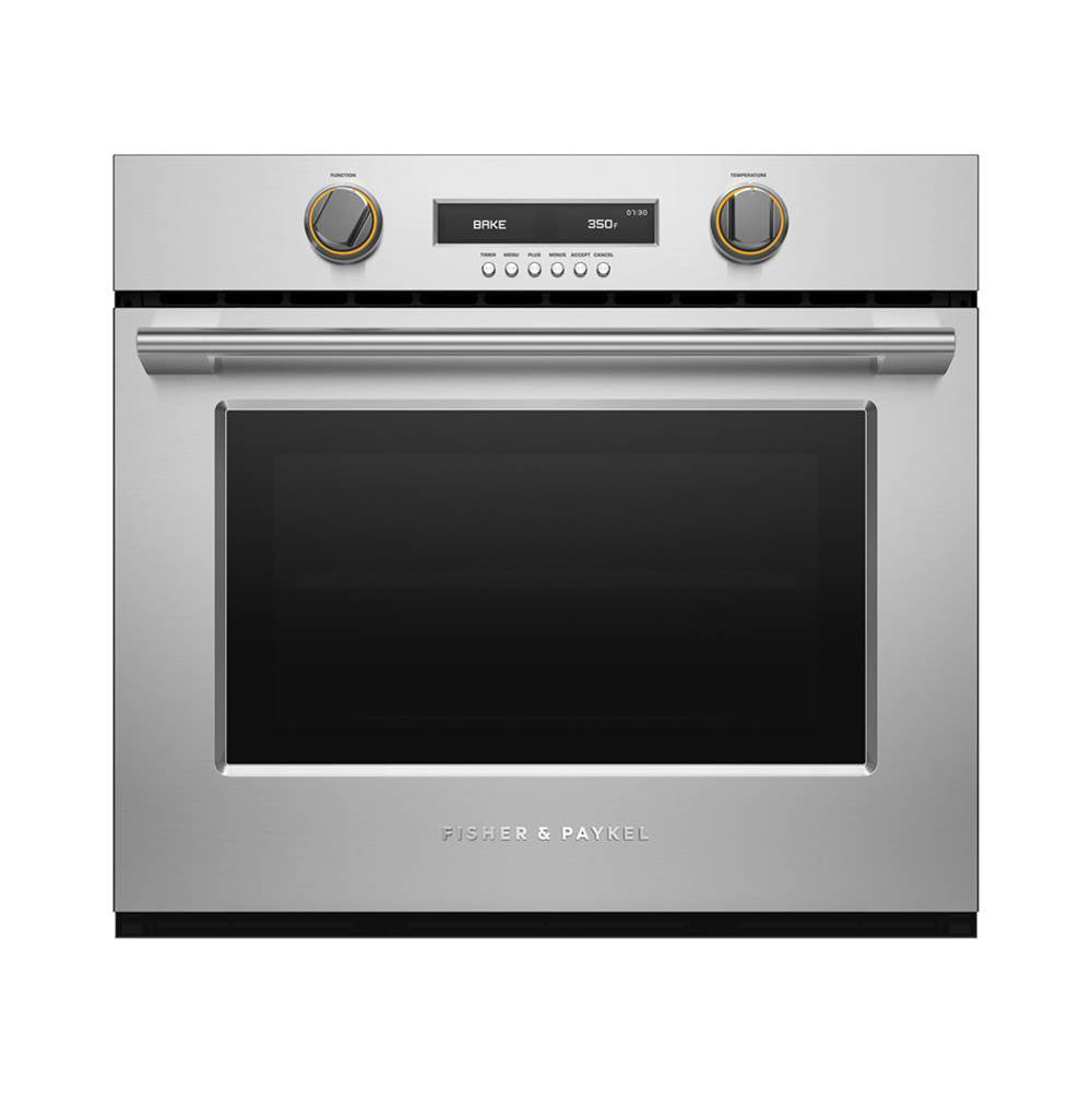 Fisher & Paykel - 30'' Single Oven, 10 Function, Dial, Self-cleaning - New Pro Styling