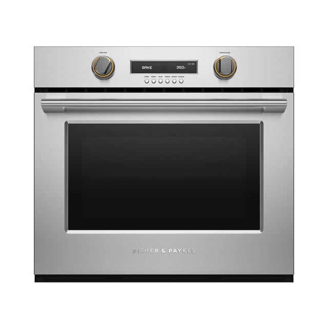 Fisher & Paykel - 30'' Single Oven, 10 Function, Dial, Self-cleaning - New Pro Styling