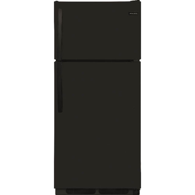 Frigidaire - 16.3 Cu. Ft. Top Freezer Refrigerator - Black