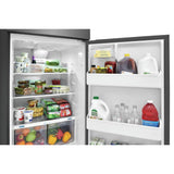 Frigidaire - 17.6 Cu. Ft. Top Freezer Refrigerator - Brushed Steel