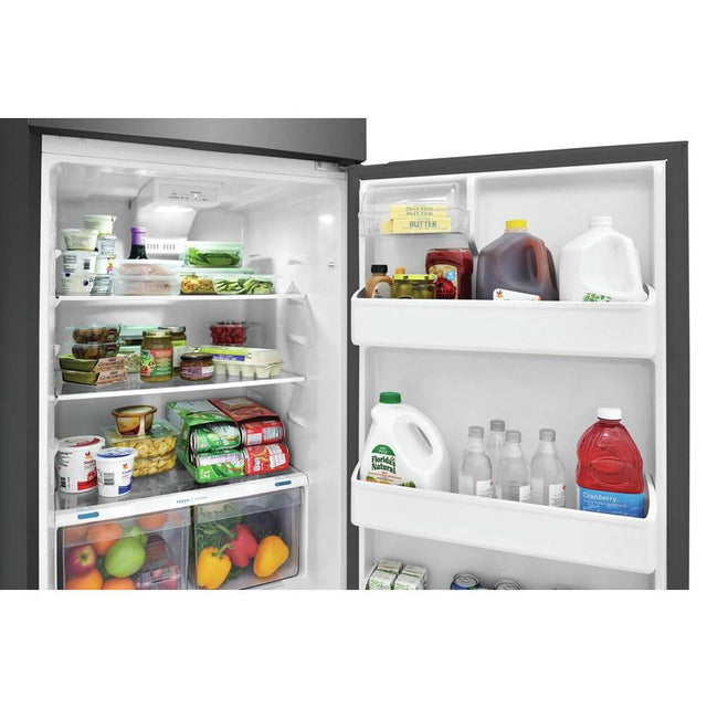 Frigidaire - 17.6 Cu. Ft. Top Freezer Refrigerator - Brushed Steel