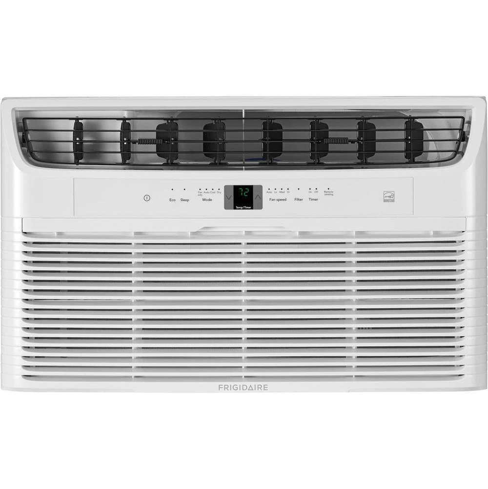 Frigidaire - 10,000 BTU Built-In Room Air Conditioner with Supplemental Heat- 230V/60Hz - White