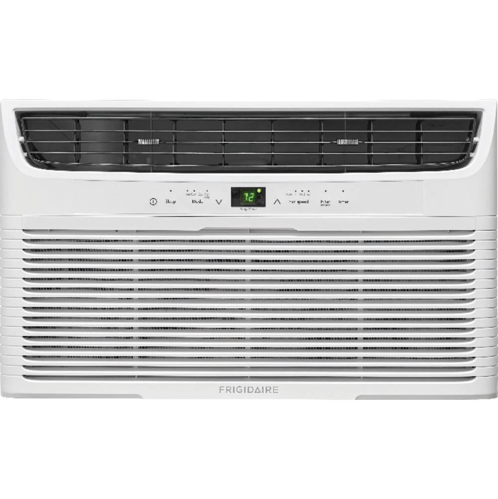 Frigidaire - 8,000 BTU Built-In Room Air Conditioner with Supplemental Heat- 115V/60Hz - White